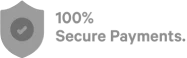 100% Secure Payments