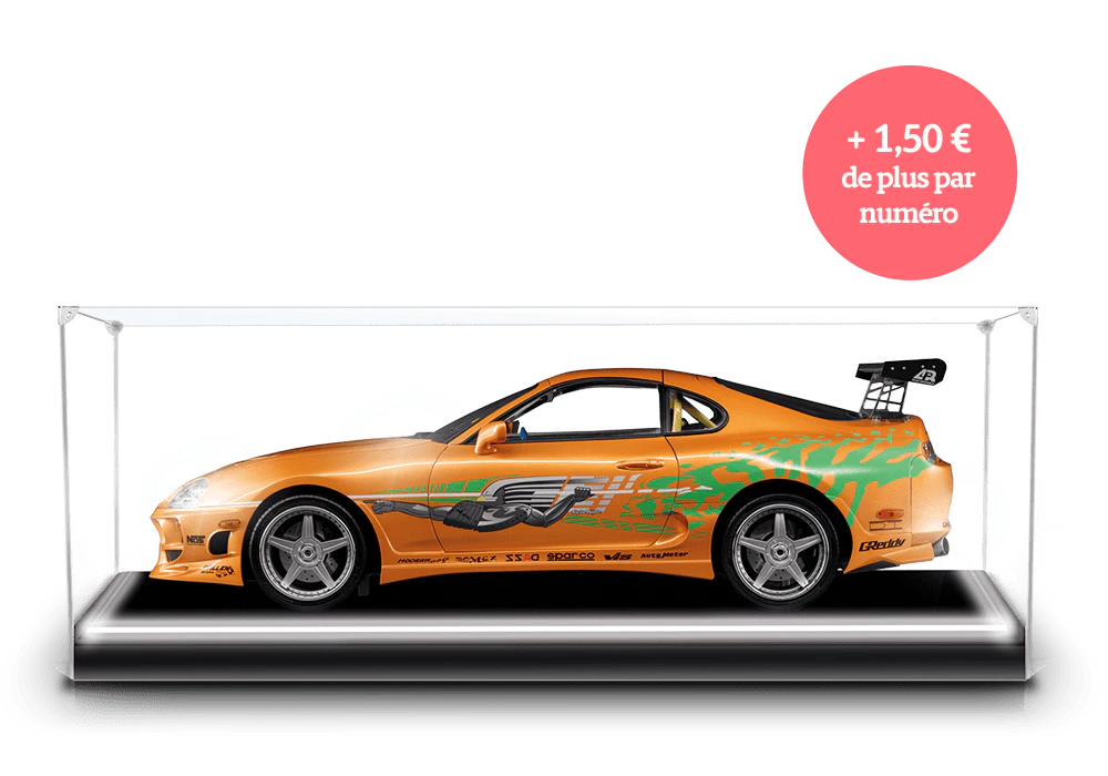 Image d’une vitrine transparente. Une icône sur l’image indique : « +1,50€ par livraison ».