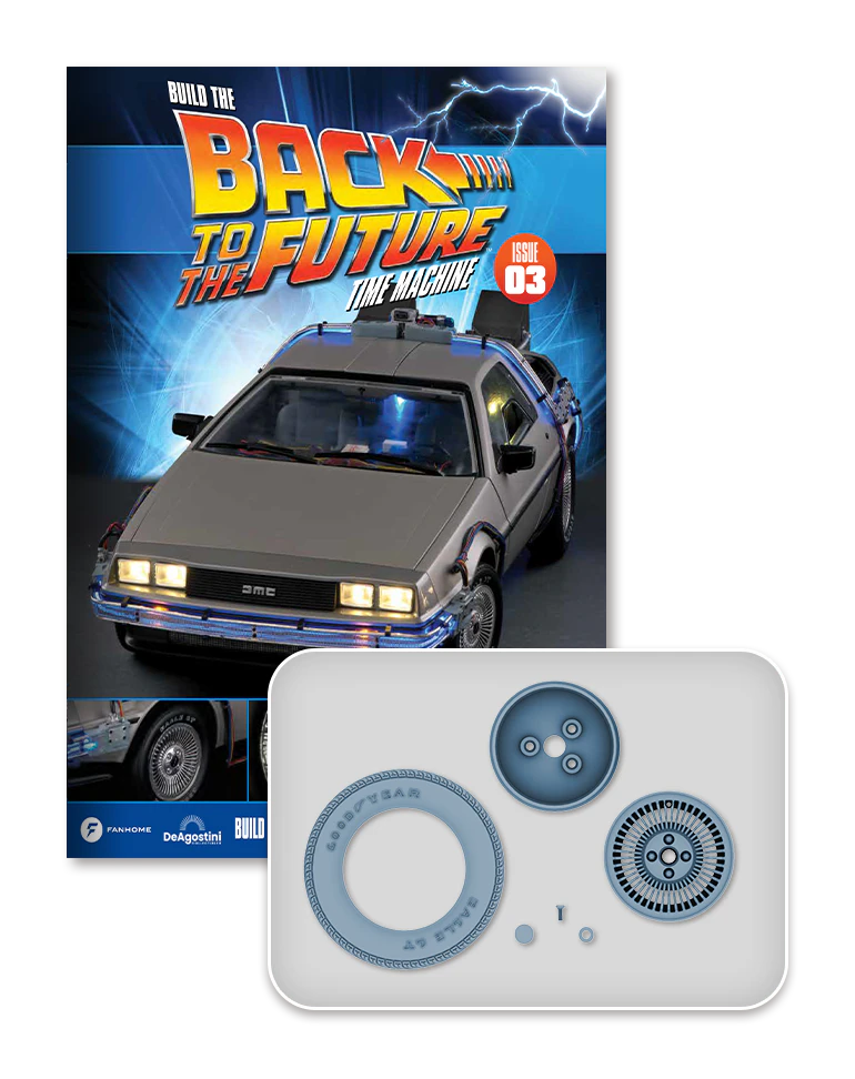 Eaglemoss DeLorean Ritorno Al Futuro Scala 1:8, Numero 77, Costruisci Il Tuo Modello