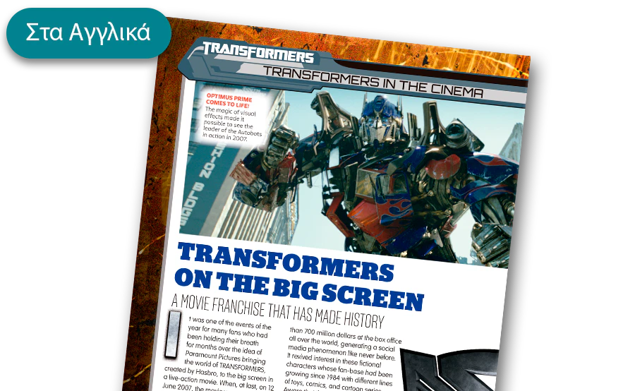 Obrázek otevřeného časopisu z dálky. Banner na obrázku obsahuje nápis „Časopisy v angličtině”.