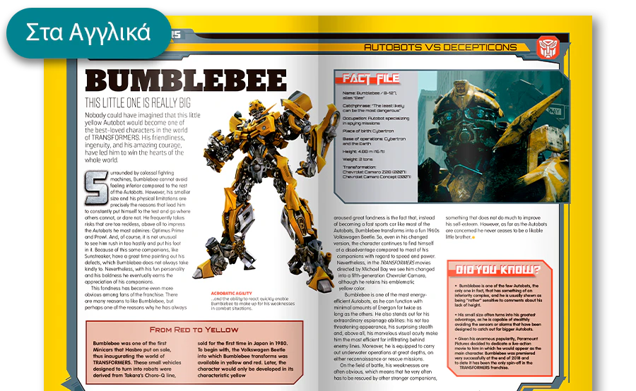 Obrázek otevřeného časopisu z dálky. Banner na obrázku obsahuje nápis „Časopisy v angličtině”.