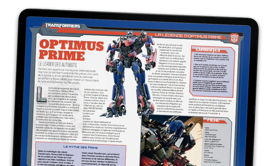 Image d’un magazine ouvert vue de loin.