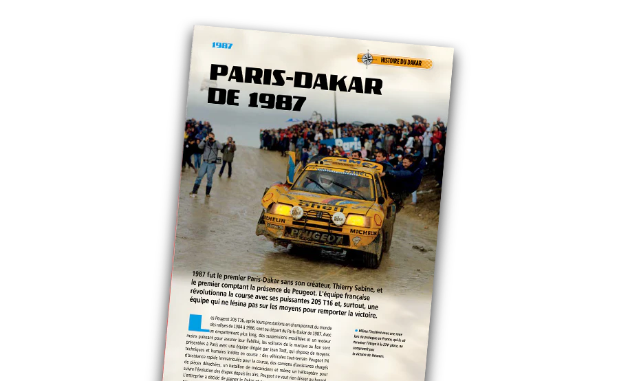 Image d’un magazine ouvert vue de loin.