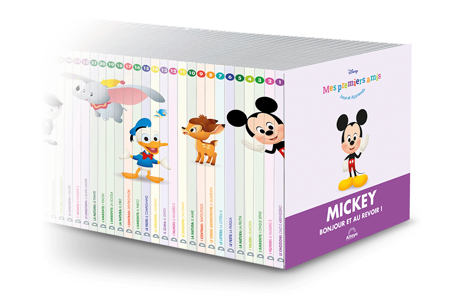 Disney My First Friends - Subscription Digital Issues Image d’un livre ouvert vue de loin.