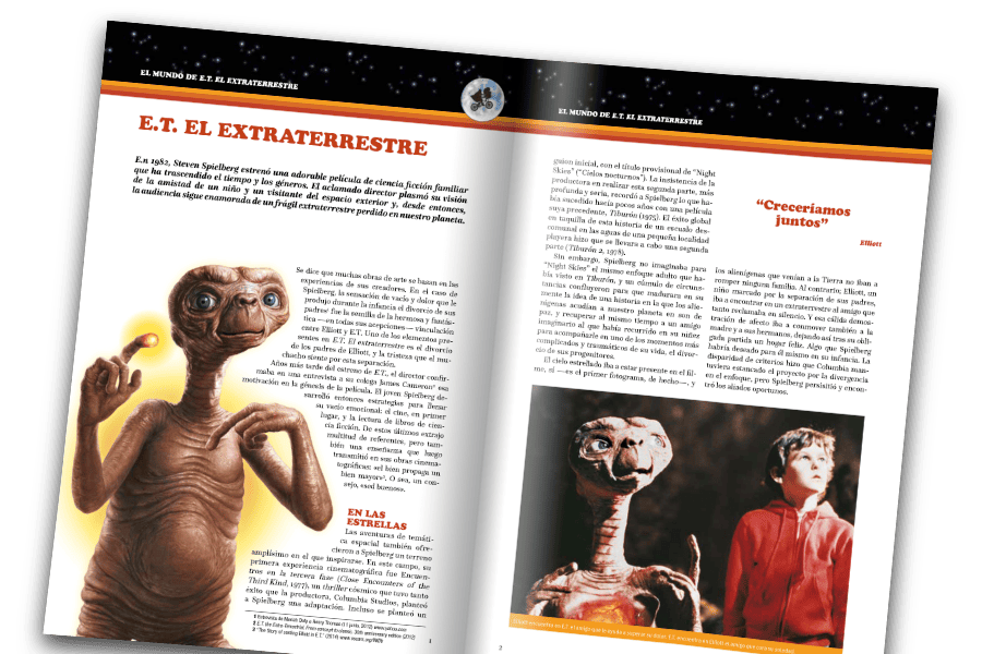 ET - Subscription Digital Issues Imagen de una revista abierta vista desde lejos.