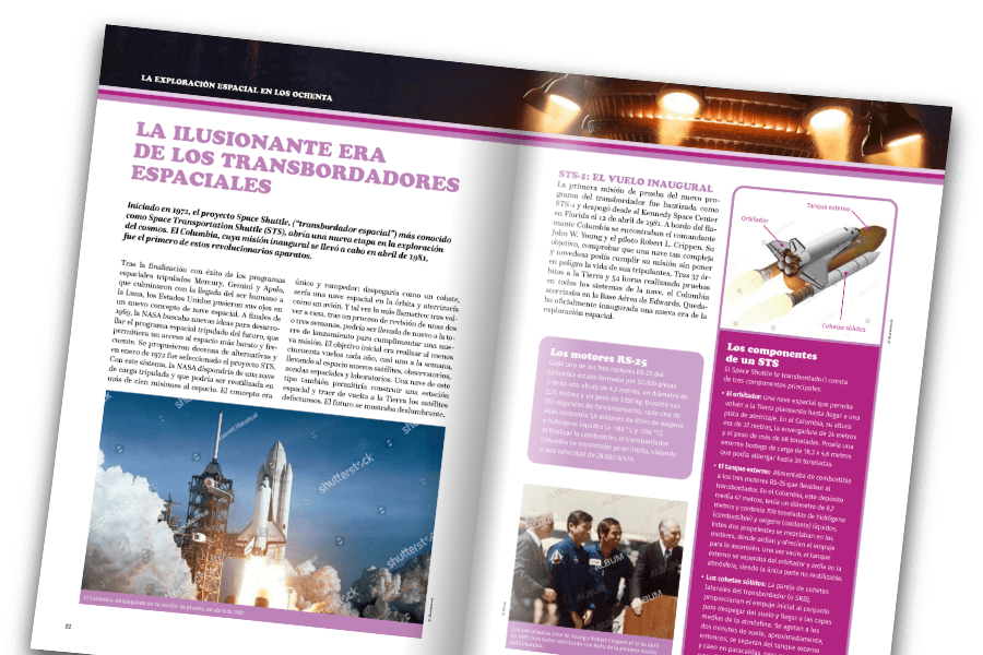 ET - Subscription Digital Issues Imagen de una revista abierta vista desde lejos.