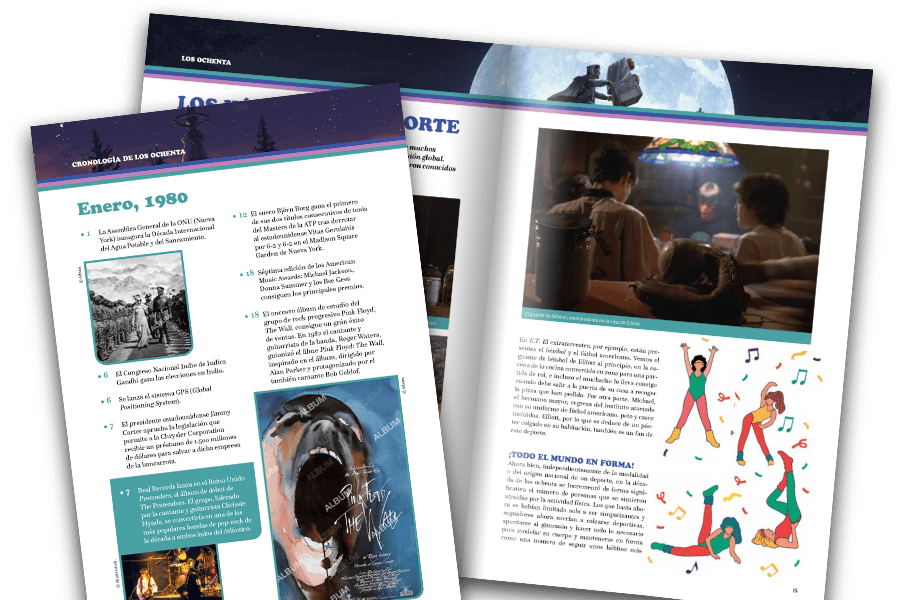 ET - Subscription Digital Issues Imagen de una revista abierta vista desde lejos.