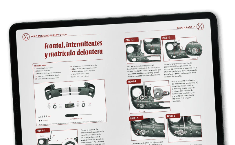 Imagen de una revista abierta vista desde lejos.